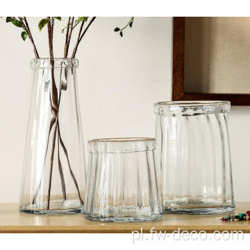 Hurtownia niestandardowa wysoka wazon szklanego bildrowego
